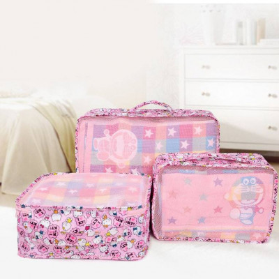 6 pcs Travel Bag - Cartoon ( ၆ အိတ် တစ်စုံ )